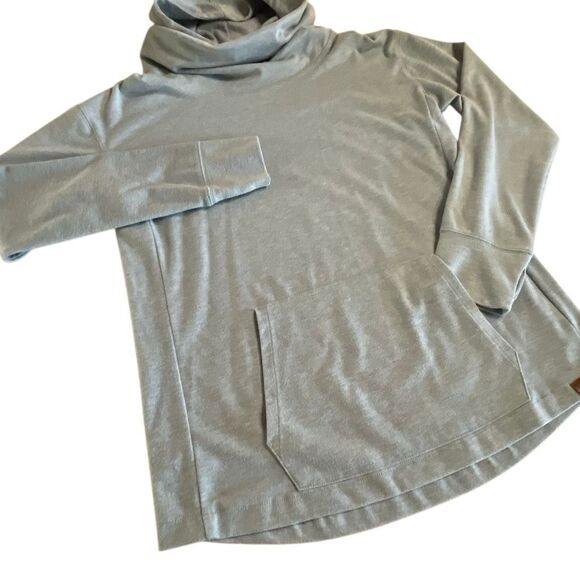 Fundamental Coast Funnel Neck Hooded Sweatshirt Womens Large - Picture 1 of 9